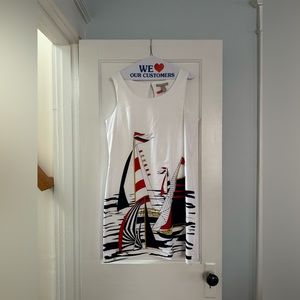 Banana Republic nautical sail dress size 12